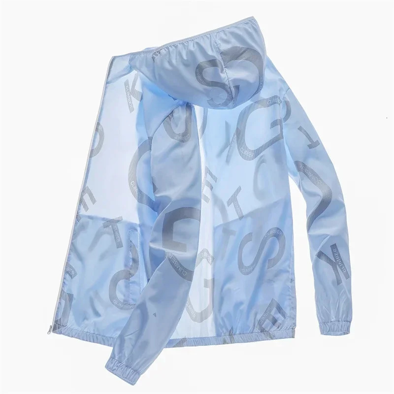 Summer Men Women UV Sun Protection Jacket Skin Coats Mens Windbreaker UltraLight Sportswear Hooded Outwear Casual Jackets 260612
