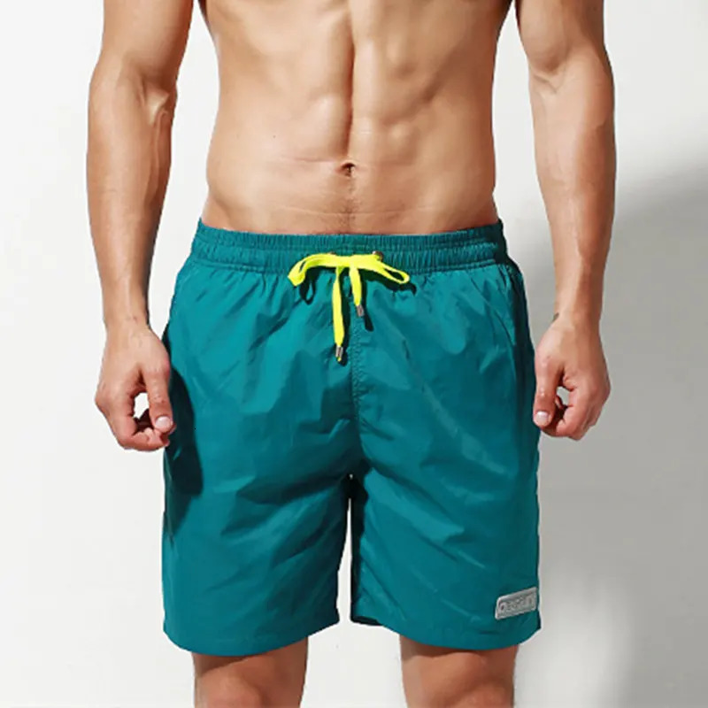 est 2026 Men Swimming Shorts Beach Bermuda Surf Board Shorts Quick Dry Swimwear Gym Sport Trunks Sunga Silver Gailang Desmiit 260612