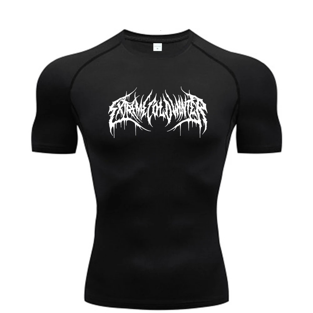 Summer Compression Sweatshirt Short Sleeve Mens Fitness T-Shirt Running Quick-Dry Top Gym Workout Bodybuilding T-Shirt S-3XL 260610