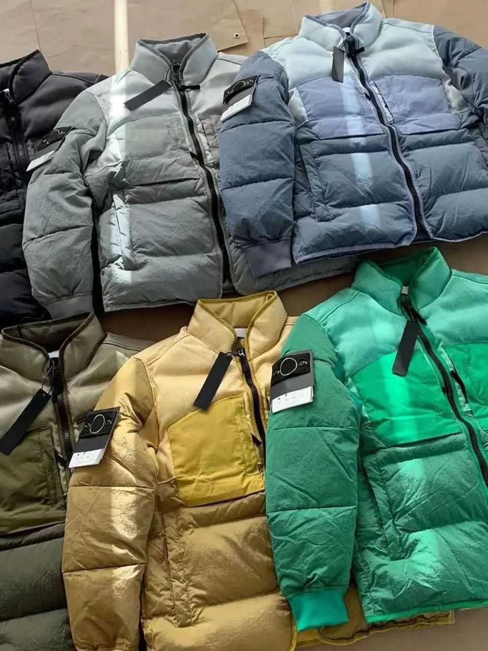 stone quty stonepuffer jacket puffer hoodie men designer jackets mens womens topstoney fashion embroidery graphic coat tops hooded zip windproof Sto