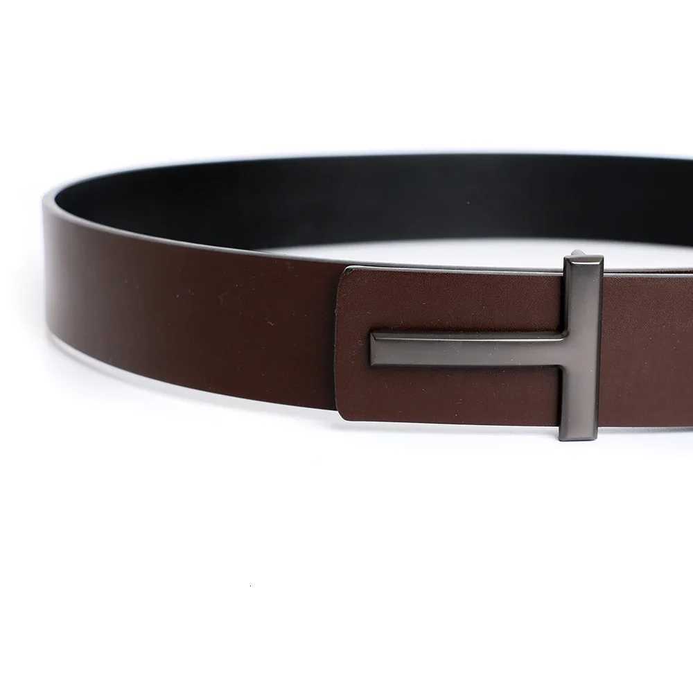 2024 Top Luxury Designer Brand Pin Buckle T Belt Men High Quality Women Genuine Real Leather Dress Strap for Jeans WaistbandT260612