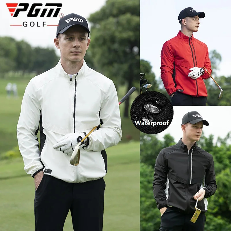 Pgm Spring Autumn Casual Jacket Men Outdoor Waterproof Windproof Golf Coat Male Fitness Sports Windbreaker Jackets 260611
