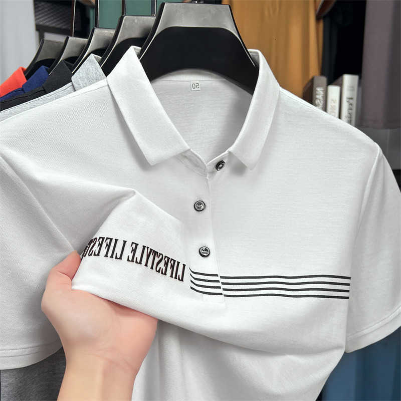 sleeve short Designer mens new shirt brand letter embossed fashion stripe summer breathable casual T-shirt M260612