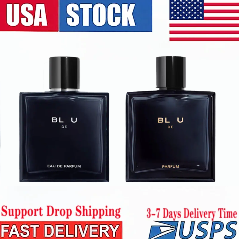 designer perfume Man Perfume Fragrance Eau De Parfum Toilette 100ml Long Lasting Smell Brand EDP EDT Men Spray Cologne Body Mist High Quality Fast D