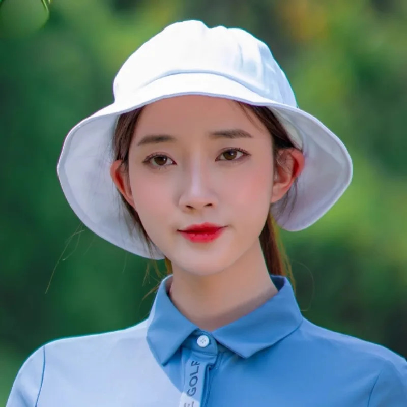 GLIFE Golf Hat Womens Sunscreen Sun Shade Cap with Top White Outdoor Sports Golf Casual Fisherman Hats Female Wear 260611