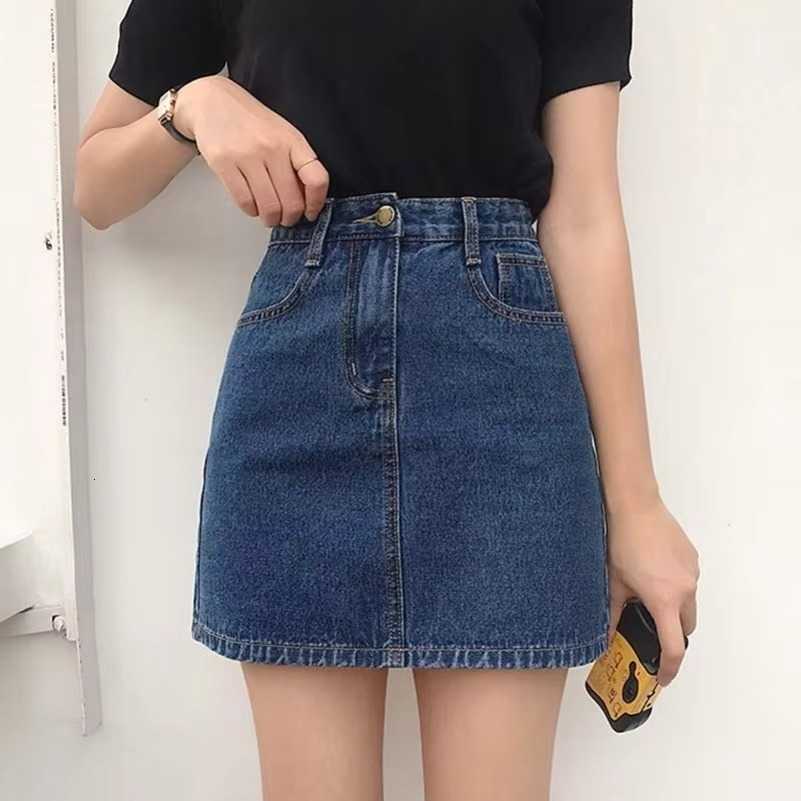 Denim Short Skirt for Summer Women High Wiast Sexy Tight Bag Hip Skirts Lady Slim Fit Y2K Female Short Jeans Skirts DURIKIES M260612
