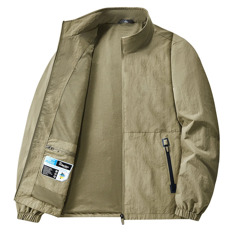 BigTall 8XL Men Outdoor Jacket Autumn Winter Jacket Hiking Camping Windbreaker Plus Size Spring Oversized Outwear Hooded Coat 260611