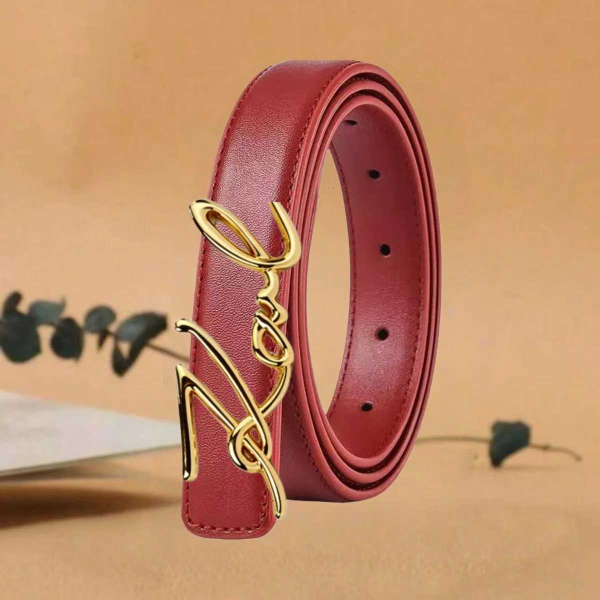 Luxury Designer Style Womens Belt Black PU Leather Gold Double Ring Gancini Style Buckle Waistband for Jeans Dress FashionT260612