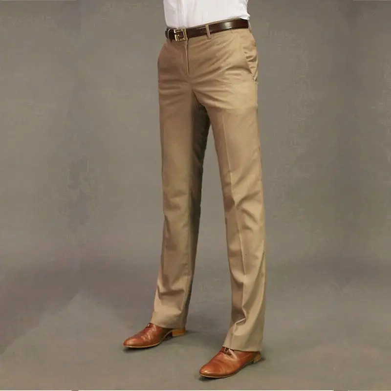 Male Suit Trousers Business Straight Social Tailoring White Clothing Dress Mens Summer Pants Premium Up Slacks Elegant 260612