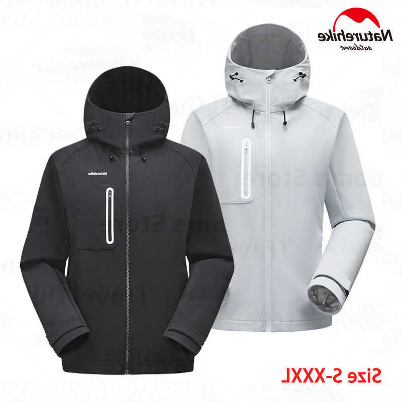 Naturehike Outdoor Soft Shell Jacket Men Womens 2024 Autumn and Winter New Climbing Hiking Lightweight Waterproof Warm Jackets Q260612