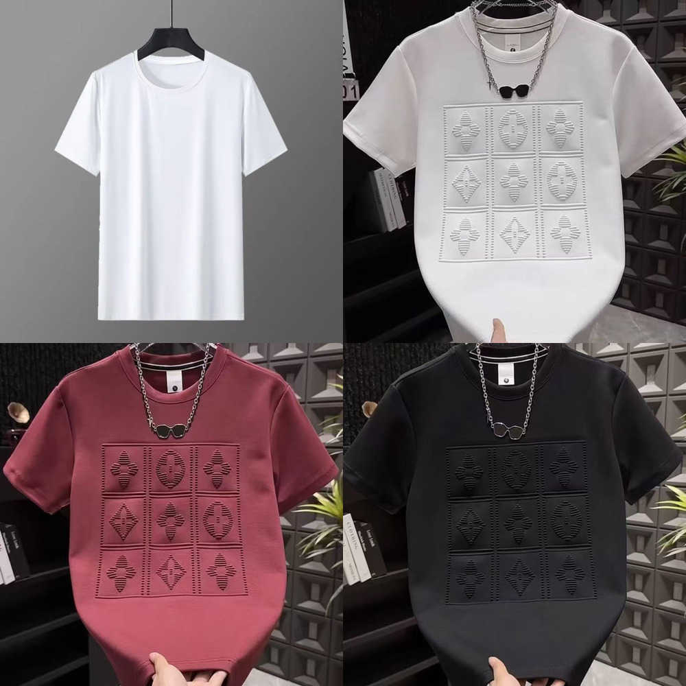 Mens T-Shirts T-shirt Casual Mens Womens T-shirt Letters 3D Stereoscopic short sleeve best-selling luxury mens hip hop clothing Asian size Z260525