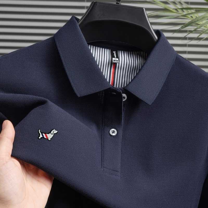 100 High end cotton brand short sleeve shirt comfort summer T-shirt Korean style fashion cartoon dog embroidery mens wear M260612