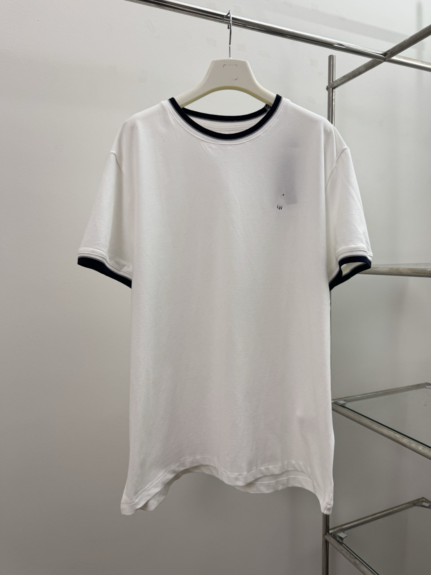 Men's T-Shirts Tees & Polos Round neck embroidered and printed polar style summer wear with street pure cottonw p1266 RL