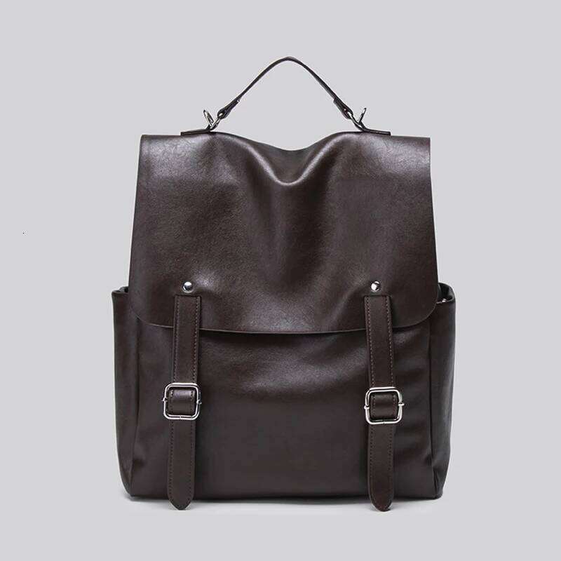Retro, Simple Stylish Large-Capacity Backpack Available in Large Small Sizes, Suitable Carrying on Both Shoulders, Perfect for Work, Travel, and Hik
