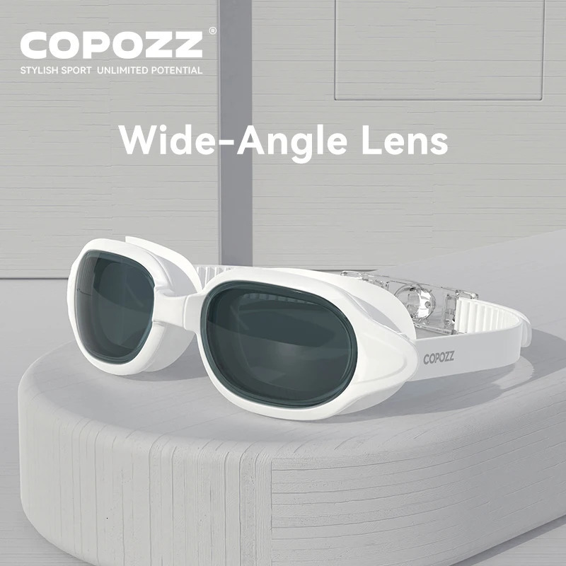 COPOZZ Swimming Goggles Myopia 0 -15 to -7 Men Women Anti fog UV Protecions Waterproof Swimming Glasses Diopter Swim Eyewear 260612