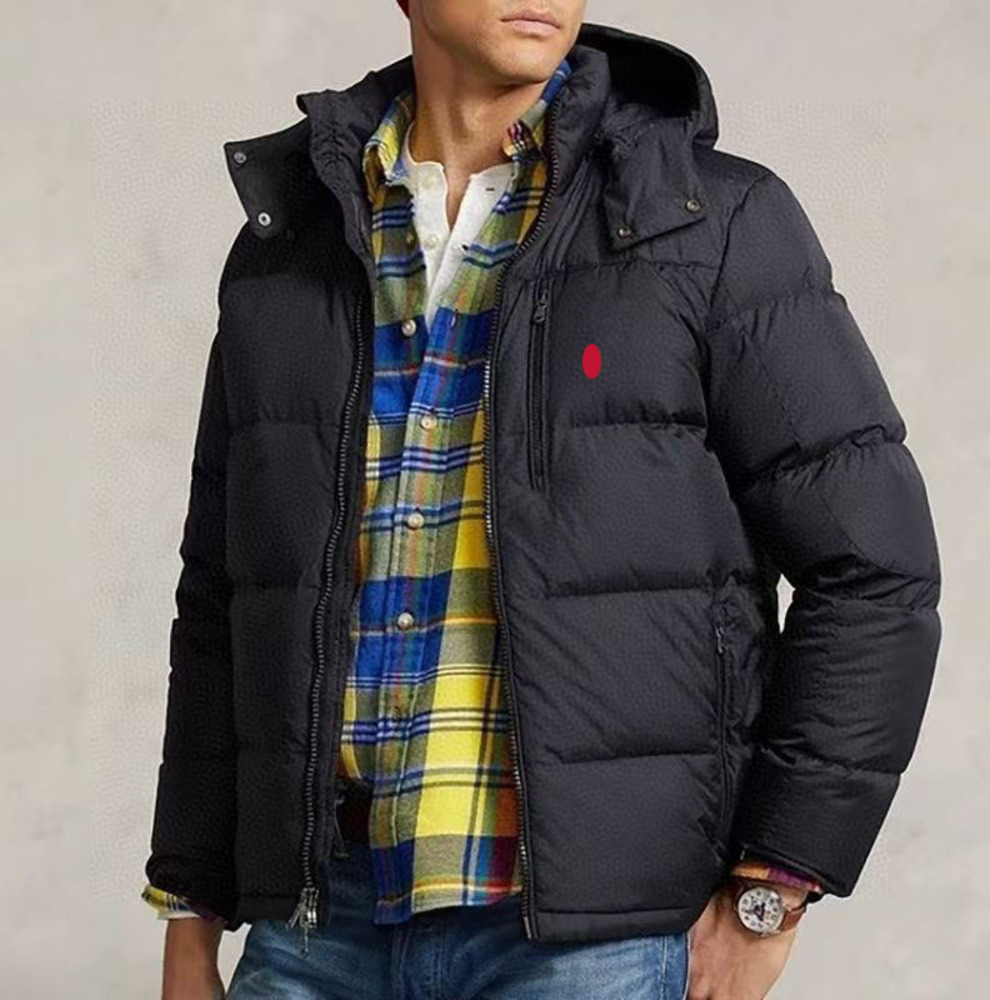 Mens Jackets Women Winter Polo Down Coats Zipper Designer Outerwear Clothing Fashion Parkas Men Windbreaker Thick Warm Embroidered Hooded Coat fjqs