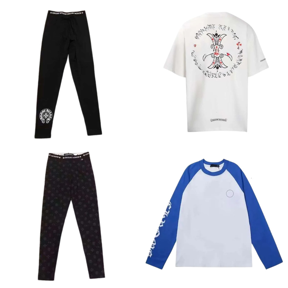 chromed tshirt 2025 designer tight pants clothe jeans for men high quality hoodie brand chrome leggings pure cotton luxuryuu leggings women hiphop c