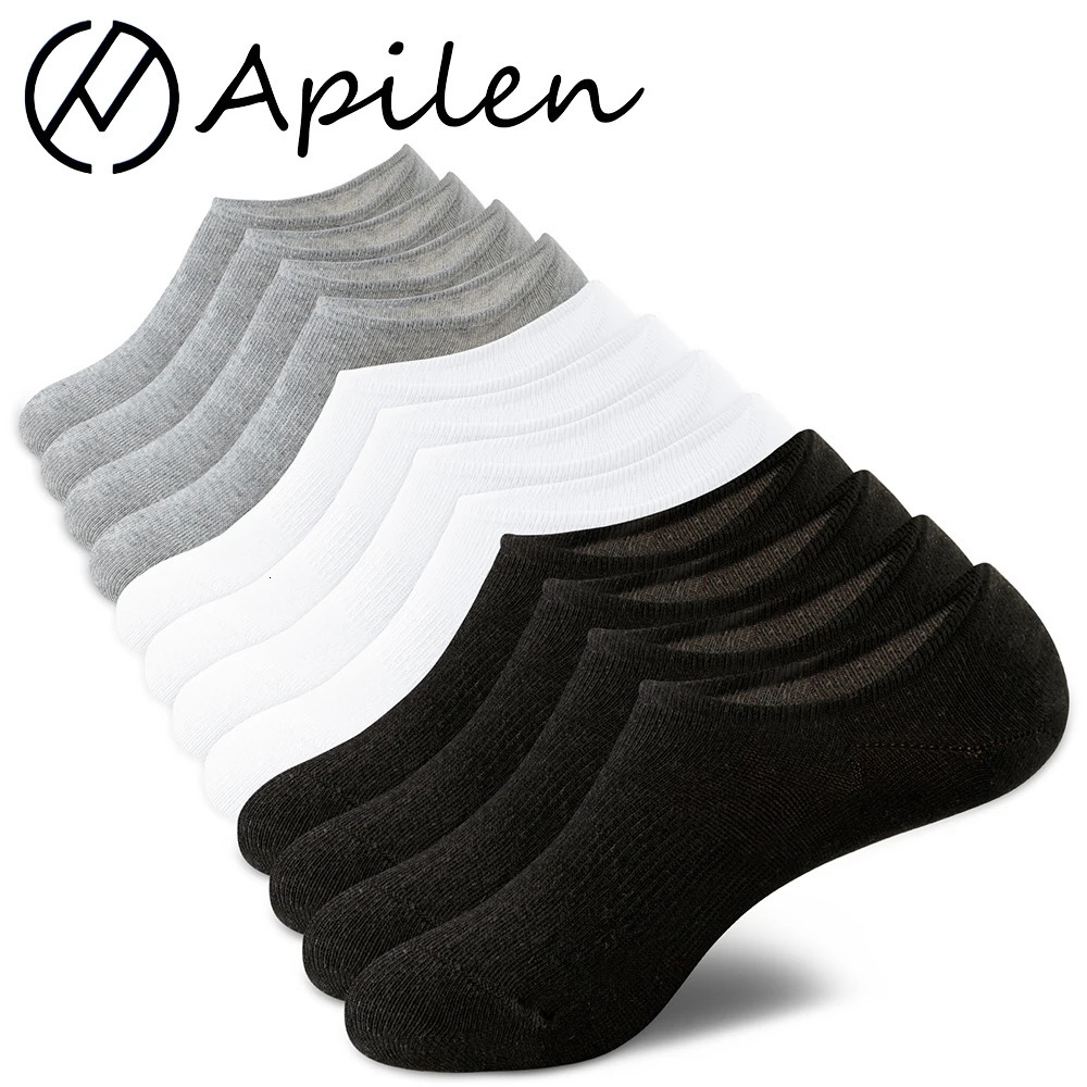 6 Pairs No Show Socks Womens and Mens Low Cut Ankle Short Running Novelty Casual Cotton Invisible Liner Socks With No-Slip Grip 260612