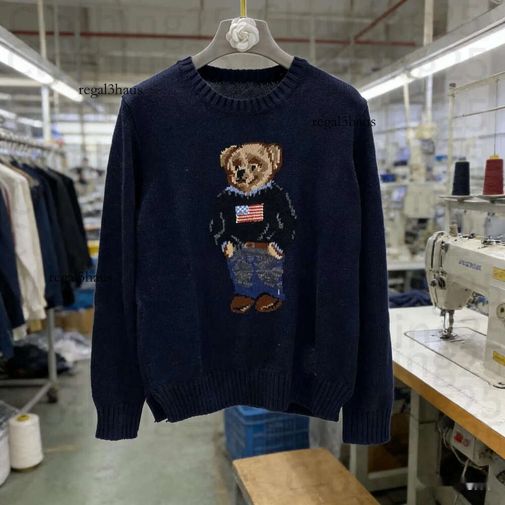 Horse sweater Designer For Men Women Sweater And Golf Cardigan Teddy Bear Embroidered Knitted Sweaters Unisex Top Quality Premium Men's Casual