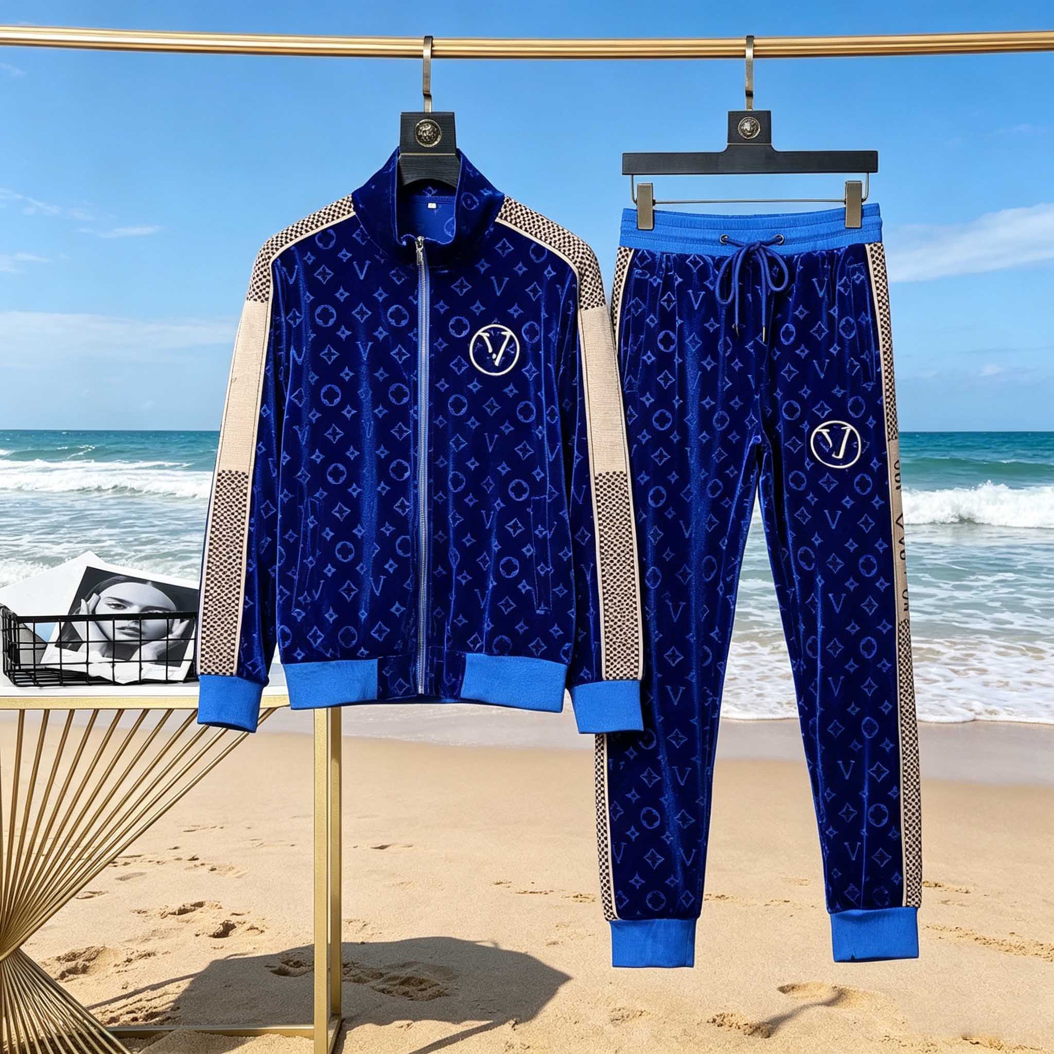 2026 Designers Beach Tracksuits Summer Suits Mens Shirts Shorts Sets Luxury Set Outfits Sportswears Asia Size M-3XL