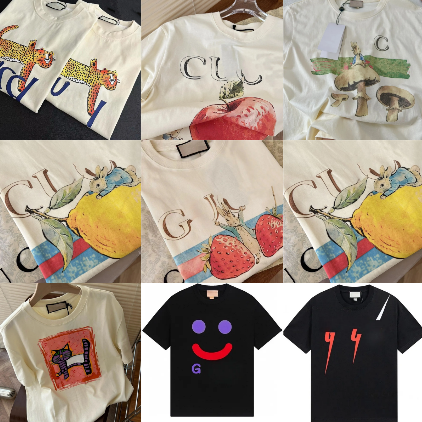 designer clothes women t shirt G cute band Printed shirt mens ladies designer clothes Summer Luxury shirts cotton short sleeve causual tshirt graphi
