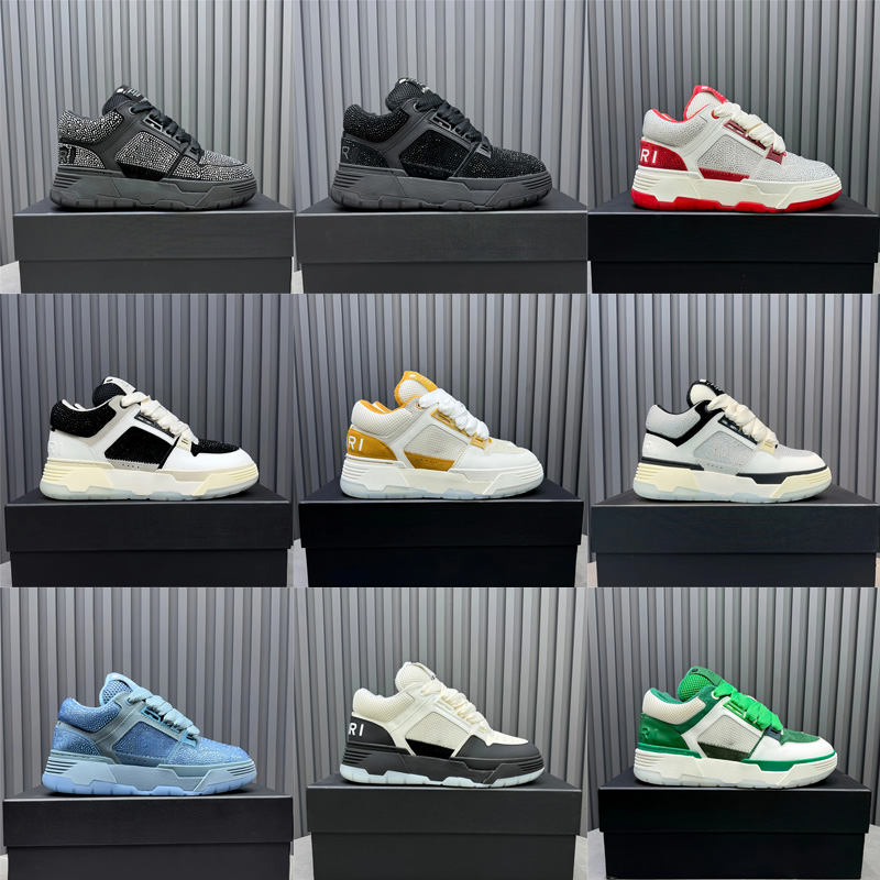 MA1 12A MA shoes Mirror quality crystal skyline Designer best sellingcouple shoe men women classic 90s west coastskate new retro basketball style sh