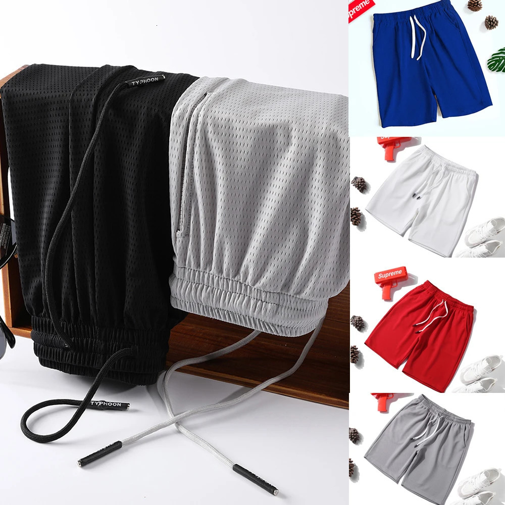 2026 Fitness sports Shorts Man Summer Gyms Workout Male Breathable Mesh shorts Quick Dry Beach Short Pants men Sportswear 260612