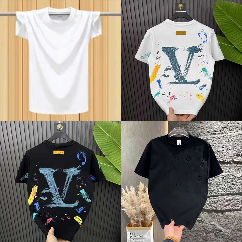 European goods mens short-sleeved T-shirts mens summer 2025 new trend casual loose design sense half sleeve clothes Z260525040T
