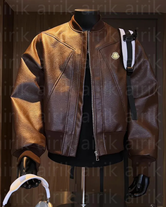 mens jacket designer leather jacket winter thick warm outdoor casual men windproof cold proof jackets men's motorcycle sportswear jackets