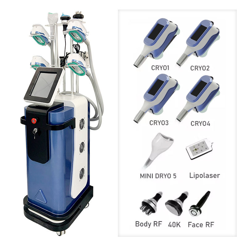 Professional 360 Cryo Double Chin Removal Slimming 9 in 1 40k Cavitation Cool Body Sculpting Machines Fat Freezing Machine