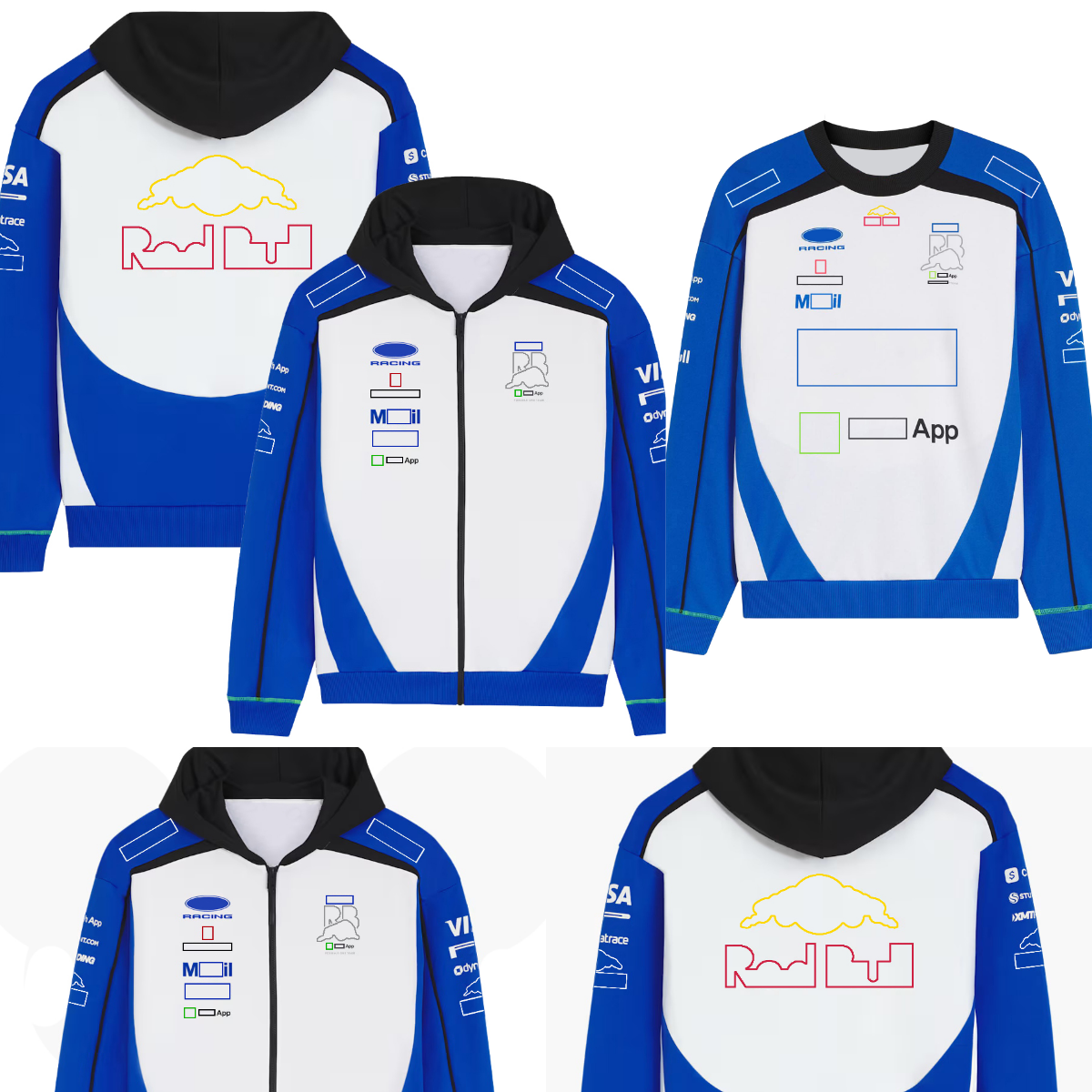 New F1 2026 Racing Jacket Team Zip Hoodie Formula 1 Driver Race Sweatshirt Motorsport Brand Men and Women Fans Hoodie Sweater