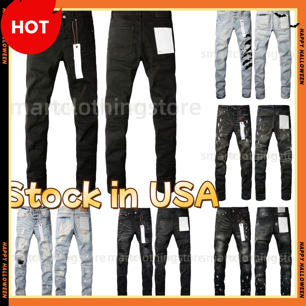 Jeans designer jeans men Pant mens slim fit elastic embroidery fashion skinny jean luxurys men jean men's broken hole denim luxury jeans for me