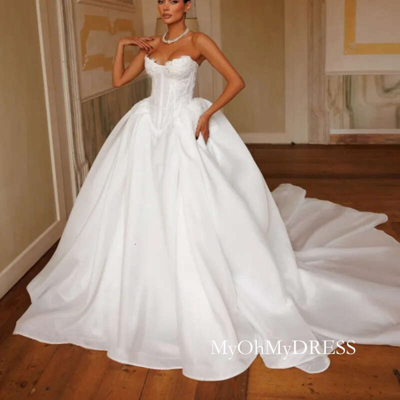 Luxury White Dubai Arabic Mermaid Dresses Applique Lace Court Train Wedding Dress Bridal Gowns Vestidos De Y612