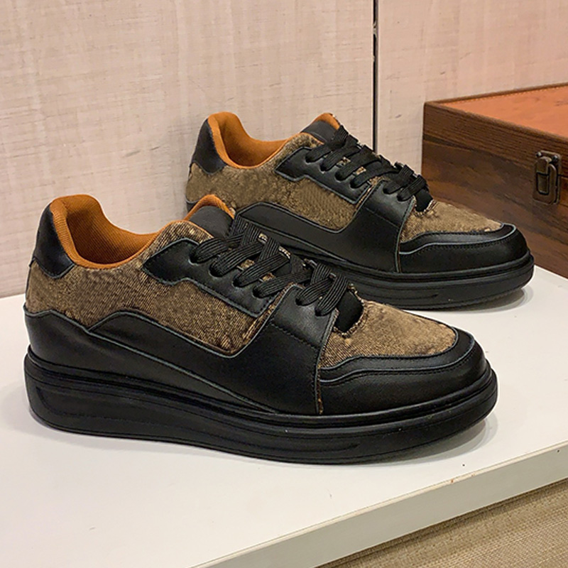 Men luxury sports shoes designer fashionable suede leather mens casual shoes outdoor basketball sneakers original packaging box