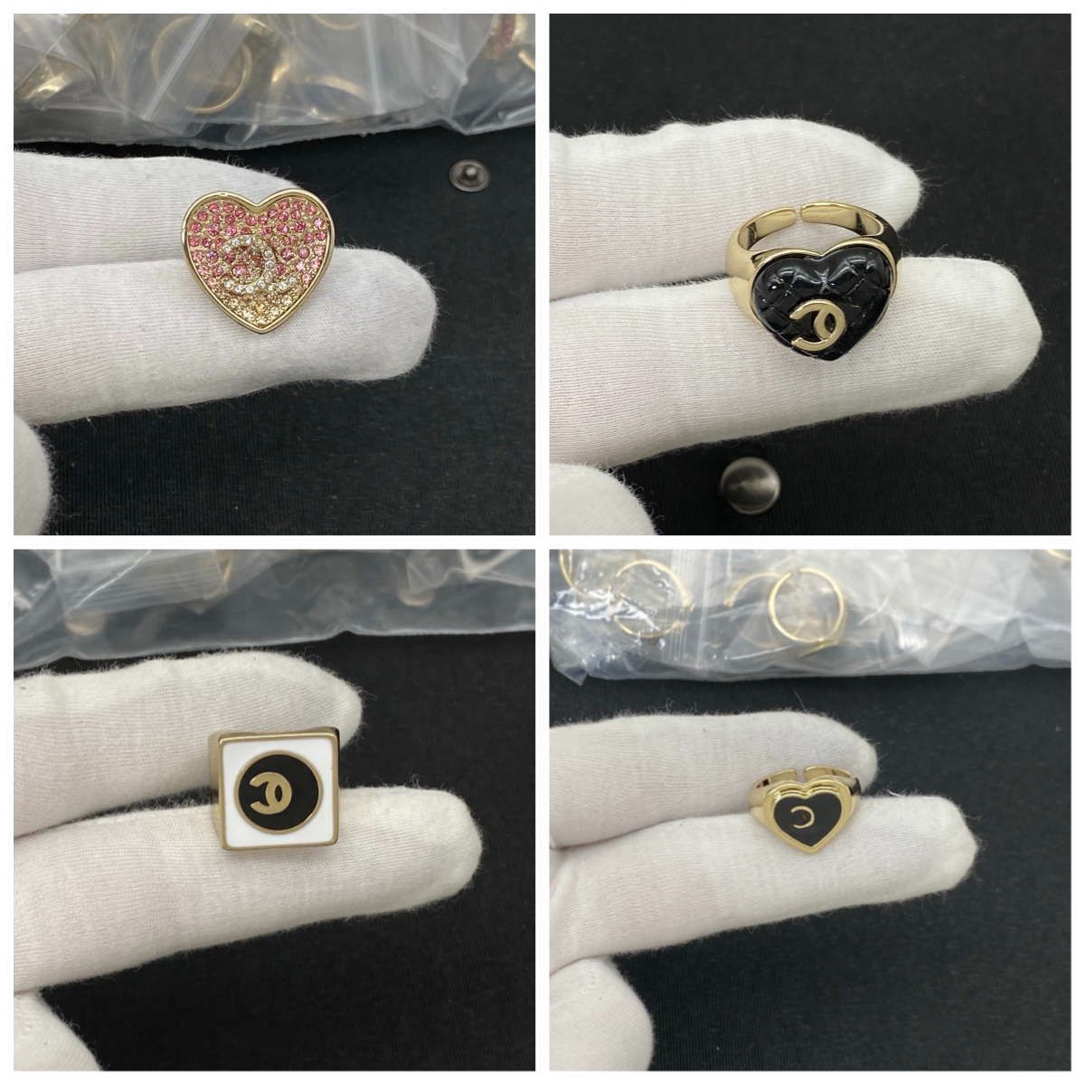 Designer Letter Ring Copper Band Rings Fashion Fine Finger Ring Luxury Crystal Ring for Womens Wedding Jewelry Gifts One Size-image-1110231715