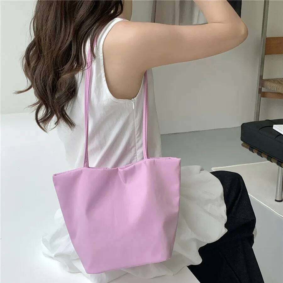 Casual Nylon Bucket for Shoulder Fashion Soft Women Bag NEW Tote Purses and Handbags Female Shopper Commuter Bags
