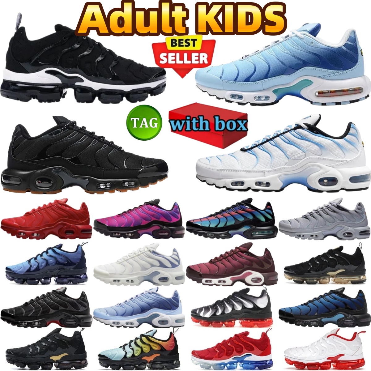 Free shipping men maxplus running shoes OG casual shoes brand designer Outdoor Sports plus platform non slip wear retro TN plus sneaker black grey w
