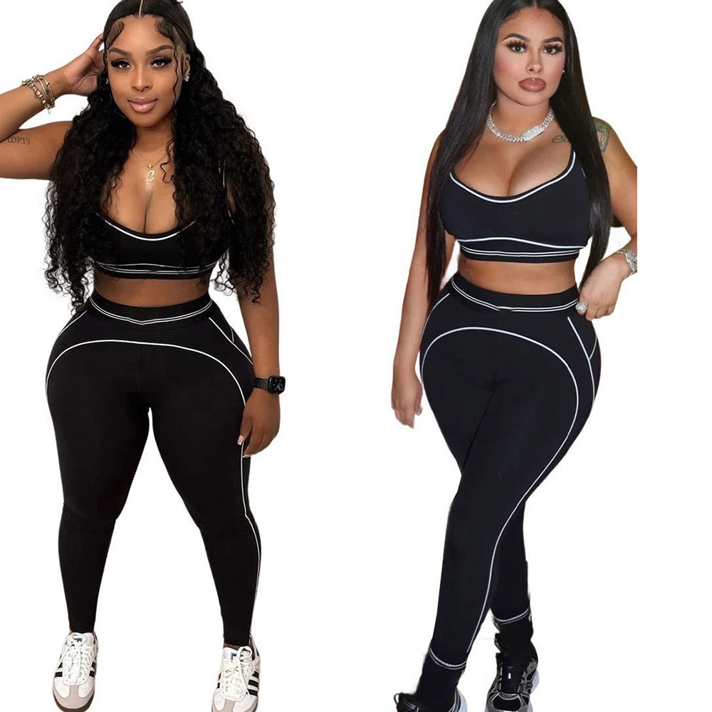 5A+ Gym Set Yoga Workout Set Alosetsseries Gym Wear Sport Bra Leggings Yoga Outfits Summer Running Fitness Gym Pilate Women Clothes Set-image-1109544441