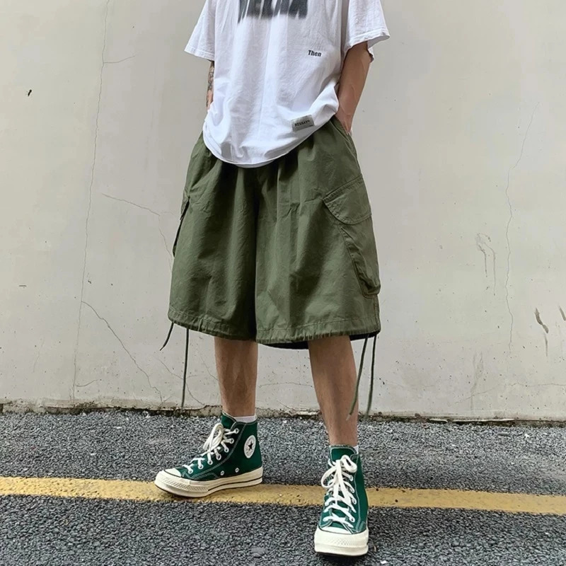 Wide Leg Shorts Men Short Oversize Vintage Mens for Summer Clothing Sports Bermuda Running Workout Cargo Pants 260605