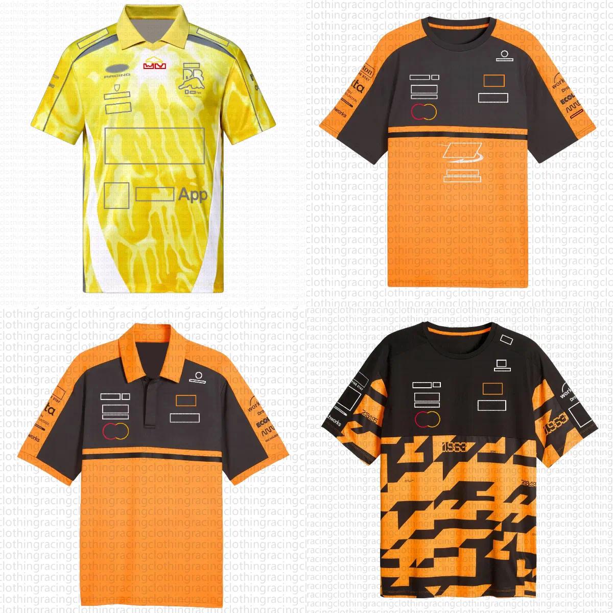 2026 New Formula One Racing Polo Shirt - F1 Racing Car Team T-shirt - Team Logo Top - Driver Apparel - Breathable Quick-Drying T-shirt - Sports Bran