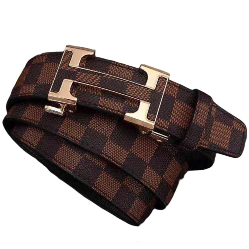 Luxury belt New genuine leather fashionable printed men's belt trend business versatile jeans belt for, High-End Business Belt Miminail