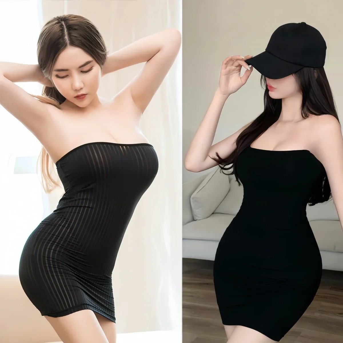 FREEAUCE Off Shoulder Wrap Chest Strapless Onepiece Long Dress for Womens Nightclub Bodycon Sexy White Dresses Streetwear 260610