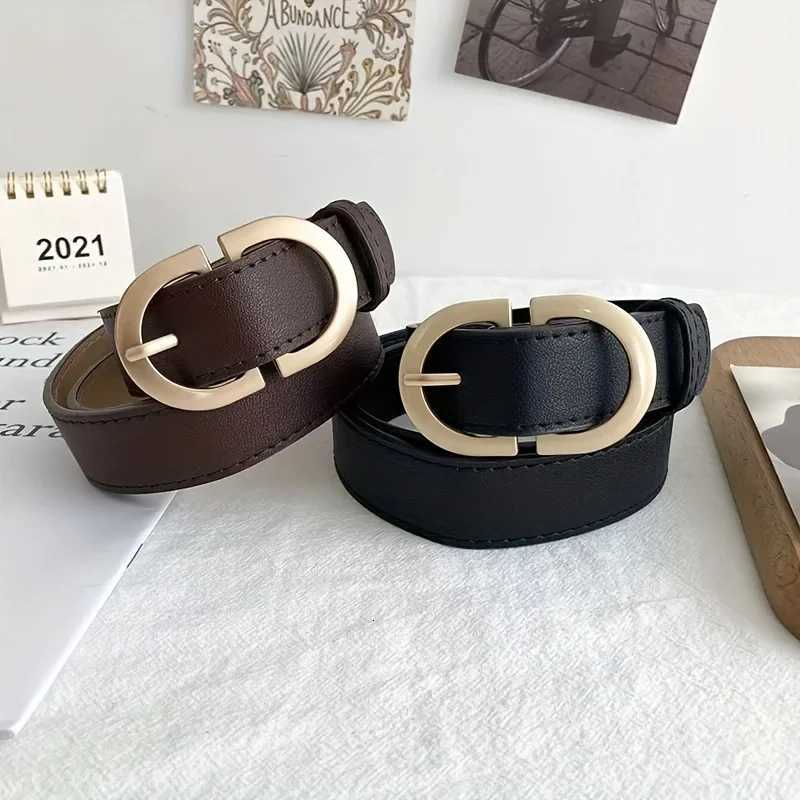 Fashion Solid Color Belt for Women New Casual Versatile Ins-Style Trendy Waistband for Jeans Korean Style Waist Belt for a LookT260612