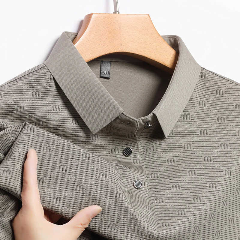 Fashion Mens Casual 2025 New Printed Short Sleeve Shirt Anti Wrinkle Breathable Comfortable Summer Versatile T-shirt M260612