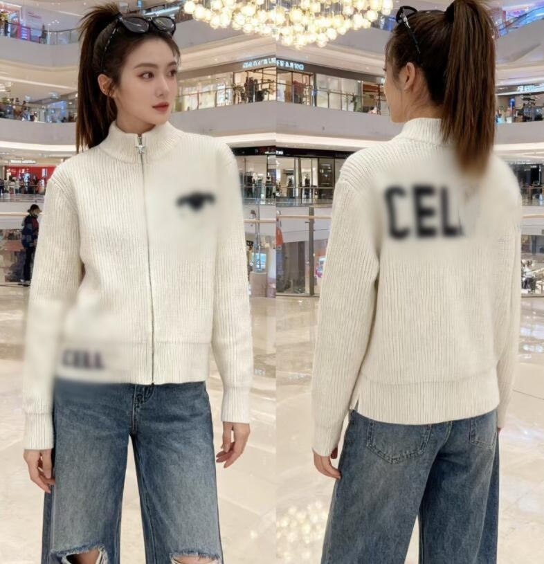 Women's Sweaters New luxury designer Loose Knitted Cardiagn Jacket Casual Long Sleeve Jumper Sweater Coat women Clothes