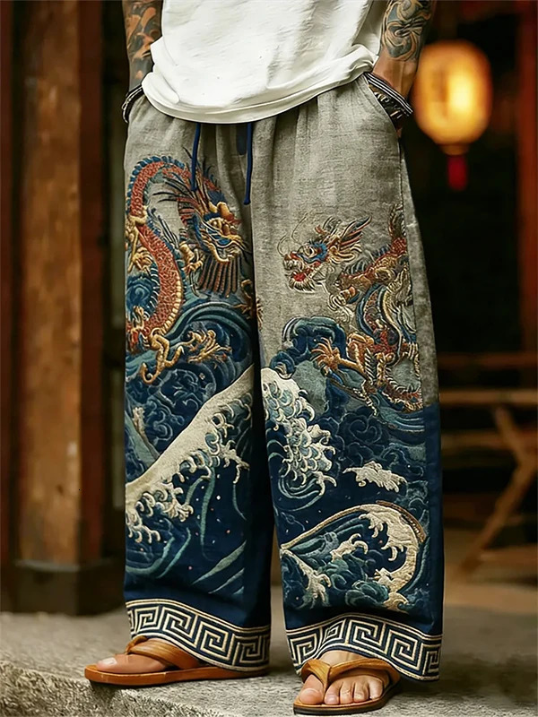 2026 Summer Selling Fashionable Trendy Fun Waves Limited Edition Sports Pants Hiphop Street Wear Mens and Womens 260613