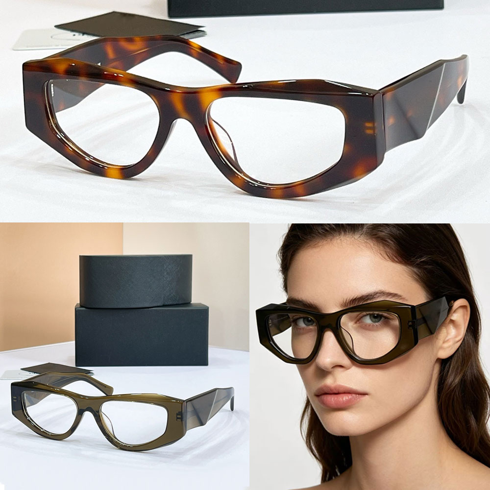 New Womens Optical Eyeglasses luxury designer sunglasses PR19BS cat eye acetate frame y2k fashion brand business glasses transparent lenses UV400 Pr