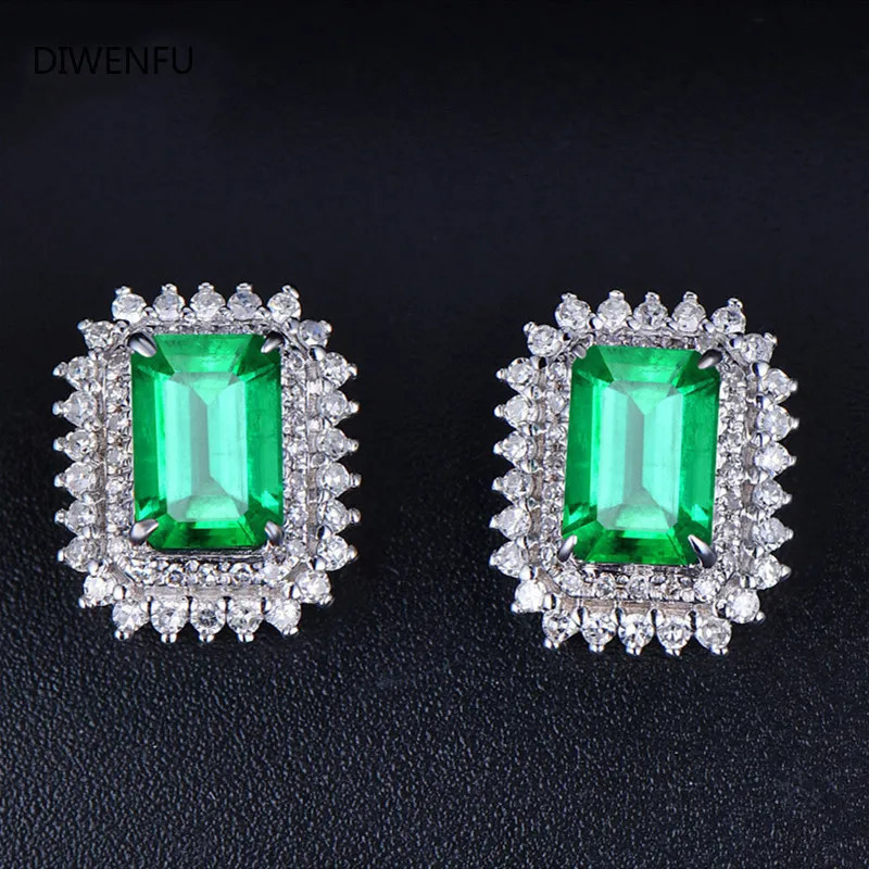 Natural Ruby Jade Emerald Gemstone 925 Sterling Silver Earrings for Women Wedding Bohemia Silver 925 Jewelry Green Earrings 260612