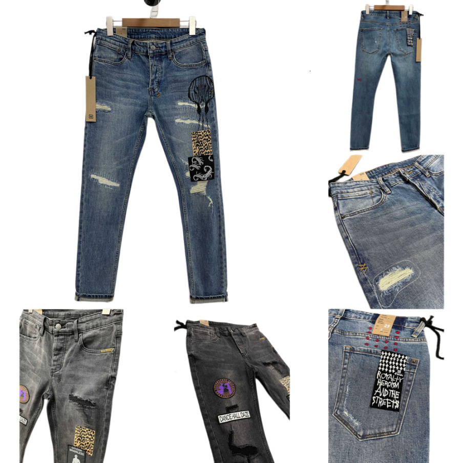 2025 new style Ksubi jean denim jeans Mens short pant Men pants Clothing Tight Skinny Rise Elastic Jeans Designer Fashion 28-40size