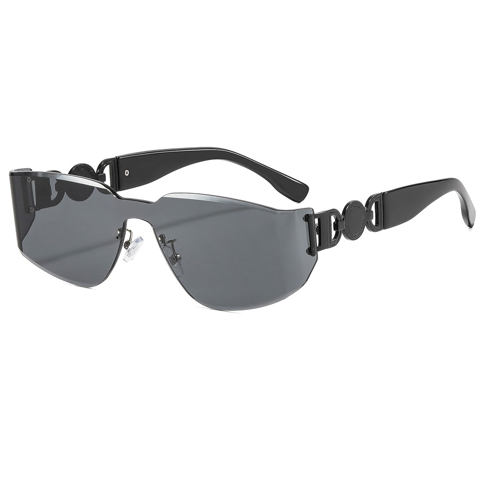 PC Frame Squared Unisex Men Women Korean Style Driving UV400 Europe and America Trend Retro Sun Protection Sunglasses